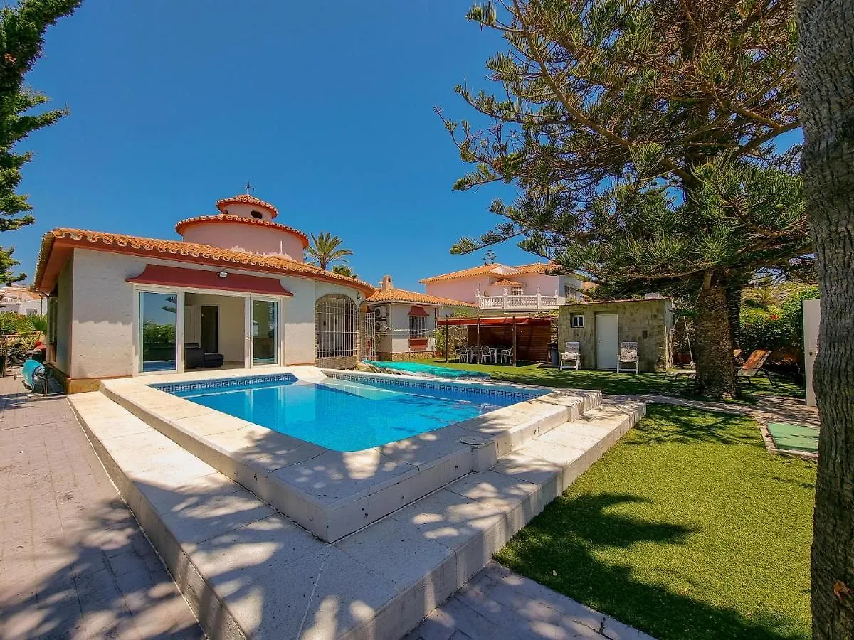 Beachfront Villa Torrox Costa Spain