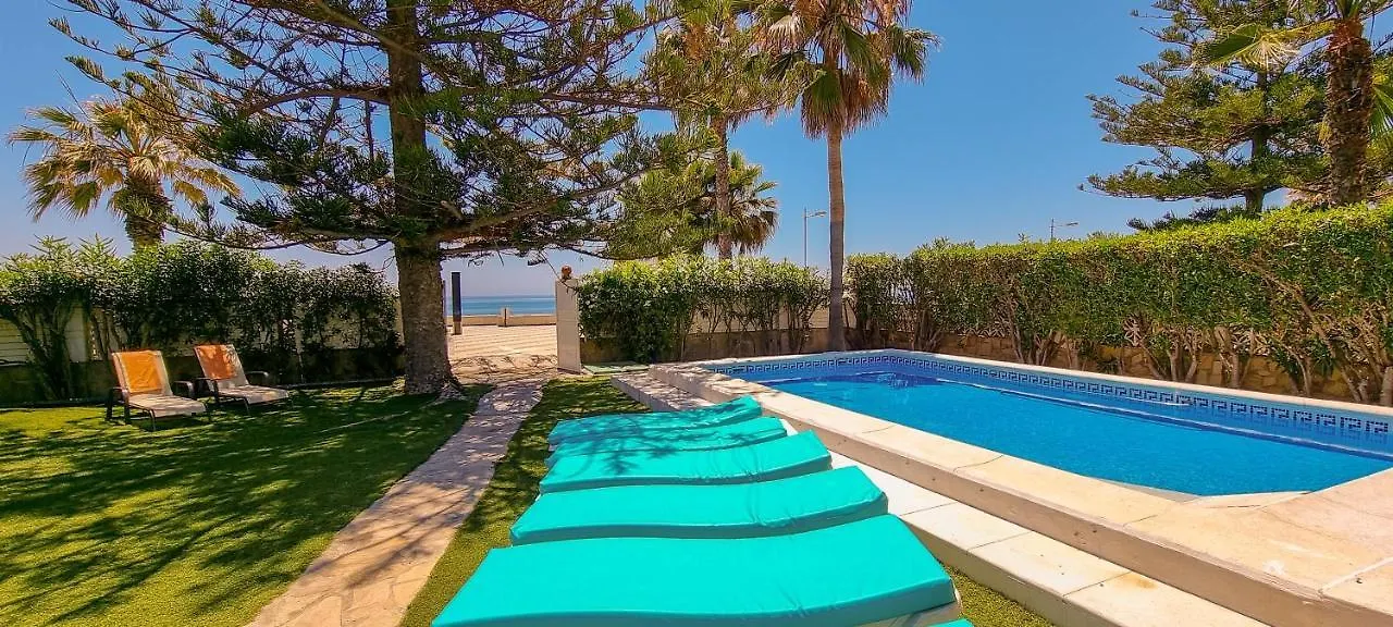 Beachfront Villa Torrox Costa Spain